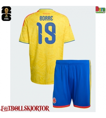 Colombia Rafael Santos Borre #19 Hemmakläder Barn VM 2026 Kortärmad (+ Korta byxor)